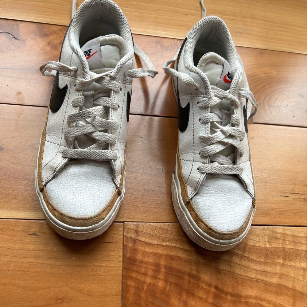 Nike Court Legacy Next Nature sneakers in the White, Black, and Ochre, W size 6 - Picture 6 of 10
